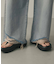 ダメージストレートデニム