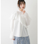 アシメフリルブラウス