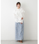 アシメフリルブラウス