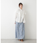 アシメフリルブラウス