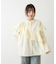 アシメフリルブラウス