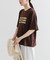 シアープリントカラーTシャツ