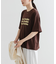 シアープリントカラーTシャツ
