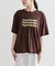 シアープリントカラーTシャツ