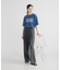 シアープリントカラーTシャツ