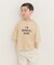 製品染めフロッキープリントロゴTシャツ(KIDS)