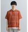 クロシェライクニットポロシャツ(5分袖)
