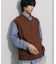 ブランケットステッチVネックベスト