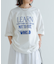 ロゴプリントルーズTシャツ