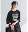 ロゴプリントルーズTシャツ
