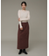 チェックIラインスカート