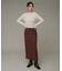 チェックIラインスカート