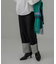 ターンアップストレートデニム