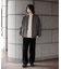 ウールメルトンジップブルゾン