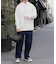 FORK&SPOON　JFデニムルーズテーパードパンツ