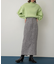 フロントジップアイラインスカート