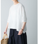 リネンクルーネックハーフスリーブ