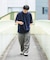 『UR TECH』ワイドヘンリーネックTシャツ