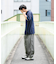 『UR TECH』ワイドヘンリーネックTシャツ