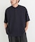 『UR TECH』ワイドヘンリーネックTシャツ