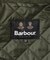 Barbour　long quilted jacket