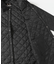 Barbour　long quilted jacket