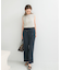 DONEEYU　サテンツイルワイドパンツ