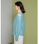 メッシュネックニット