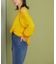 メッシュネックニット