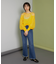 メッシュネックニット