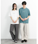 『ユニセックス』シシュウポンチショートスリーブTシャツ