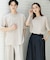『ユニセックス』シシュウポンチショートスリーブTシャツ