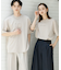 『ユニセックス』シシュウポンチショートスリーブTシャツ