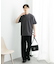 『一部WEB限定カラー』『ユニセックス』シシュウダンボールポンチショートスリーブTシャツ