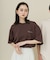 『一部WEB限定カラー』『ユニセックス』シシュウダンボールポンチショートスリーブTシャツ