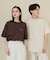 『一部WEB限定カラー』『ユニセックス』シシュウダンボールポンチショートスリーブTシャツ
