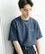 『一部WEB限定カラー』『ユニセックス』シシュウダンボールポンチショートスリーブTシャツ