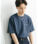 『一部WEB限定カラー』『ユニセックス』シシュウダンボールポンチショートスリーブTシャツ
