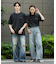 『一部WEB限定カラー』『ユニセックス』シシュウダンボールポンチショートスリーブTシャツ