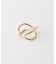 decor『デコール』　Line curve ring