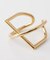 decor『デコール』　Line curve ring