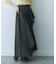 シアープリーツレイヤードスカート