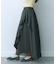 シアープリーツレイヤードスカート