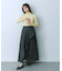 シアープリーツレイヤードスカート