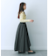 シアープリーツレイヤードスカート