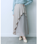シアープリーツレイヤードスカート