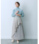 シアープリーツレイヤードスカート