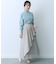 シアープリーツレイヤードスカート