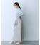 シアープリーツレイヤードスカート