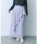 シアープリーツレイヤードスカート